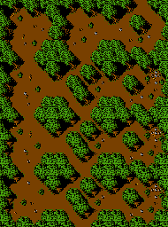 Thumbnail for a map of Road To Chapel for the NES game Robin Hood: Prince Of Thieves.