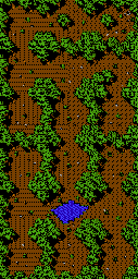 Thumbnail for a map of Road To Church for the NES game Robin Hood: Prince Of Thieves.