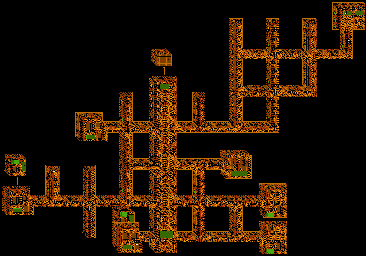 Thumbnail for a map of Sheriff's Castle for the NES game Robin Hood: Prince Of Thieves.