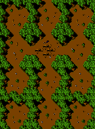 Thumbnail for a map of Wagon Route for the NES game Robin Hood: Prince Of Thieves.