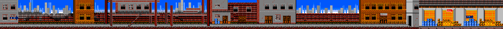 Thumbnail for a map of 2nd Street / Nash Avenue for the NES game RoboCop.