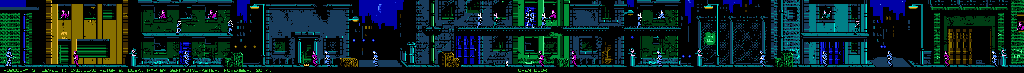 Thumbnail for a map of Level 1: Cadillac Heights, Dusk (Enemies) for the NES game RoboCop 3.