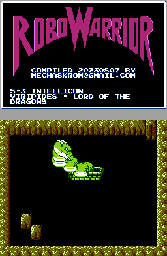 Thumbnail for a map of Intellicon Period 5-3 - Viripides - Lord Of The Dragons for the NES game RoboWarrior.
