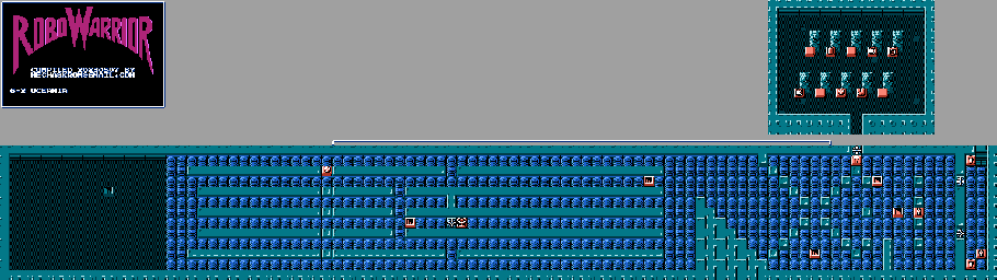 Thumbnail for a map of Oceania Period 6-2 for the NES game RoboWarrior.