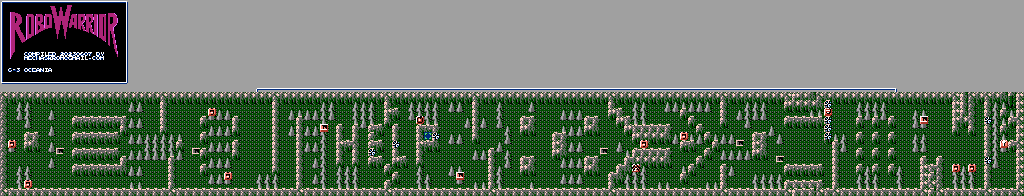 Thumbnail for a map of Oceania Period 6-3 for the NES game RoboWarrior.