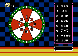Thumbnail for a map of Channel-B: Bonus Stage Roulette for the NES game Rockin' Kats.