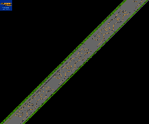 Thumbnail for a map of Bonus: The Cones for the NES game Rollerblade Racer.