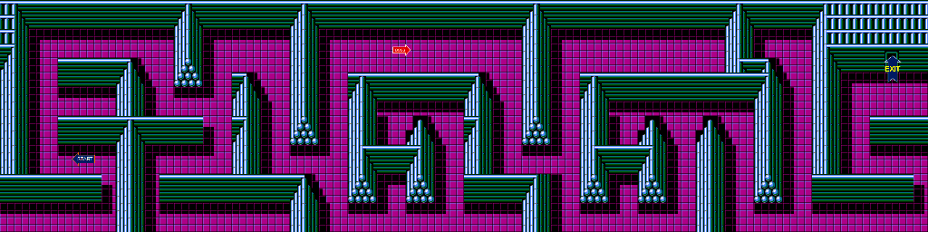 Thumbnail for a map of The Worse Is Yet To Come Stage 6-1 for the NES game Rollergames.