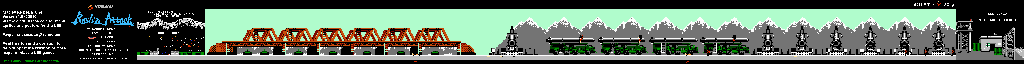 Thumbnail for a map of Stage 1 (Enemies) for the NES game Rush'n Attack.
