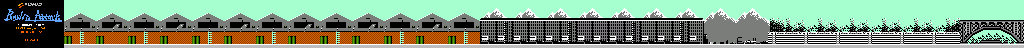 Thumbnail for a map of Stage 4 for the NES game Rush'n Attack.