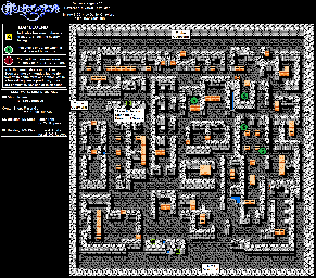 Thumbnail for a map of Hoverpool Lower Town for the NES game Sansara Naga.