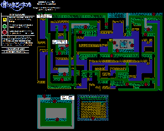 Thumbnail for a map of Hoverpool Sewers for the NES game Sansara Naga.