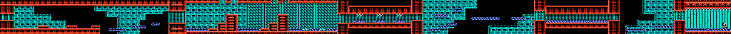 Thumbnail for a map of Level 4 for the NES game SD Hero Soukessen: Taose! Aku no Gundan.