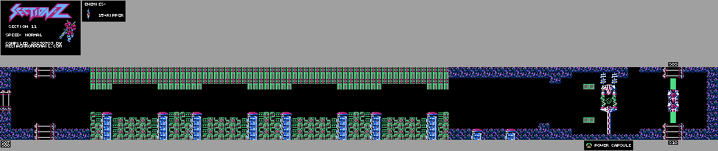 Thumbnail for a map of Section 11 for the NES game Section-Z.