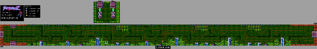 Thumbnail for a map of Section 17 for the NES game Section-Z.