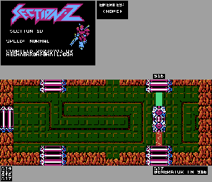Thumbnail for a map of Section 18 for the NES game Section-Z.