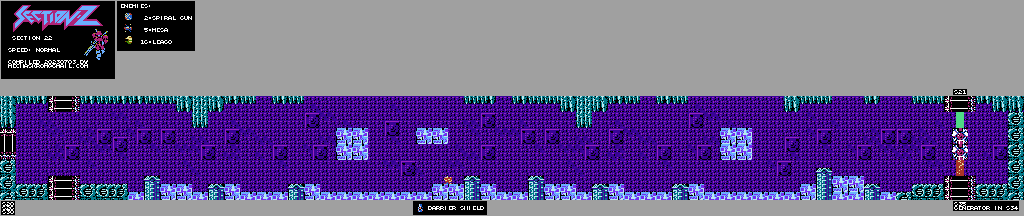 Thumbnail for a map of Section 22 for the NES game Section-Z.