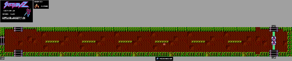 Thumbnail for a map of Section 24 for the NES game Section-Z.