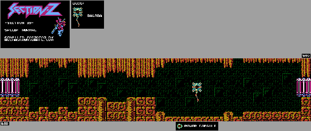 Thumbnail for a map of Section 39 for the NES game Section-Z.
