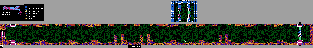 Thumbnail for a map of Section 41 for the NES game Section-Z.