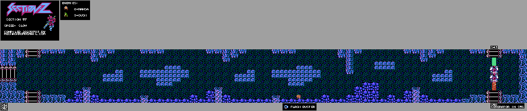Thumbnail for a map of Section 57 for the NES game Section-Z.