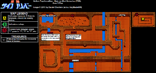 Thumbnail for a map of Area 6 for the NES game Seiken Psycho Calibur.