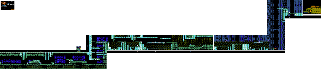 Thumbnail for a map of Stage 2 for the NES game Shadow Of The Ninja.