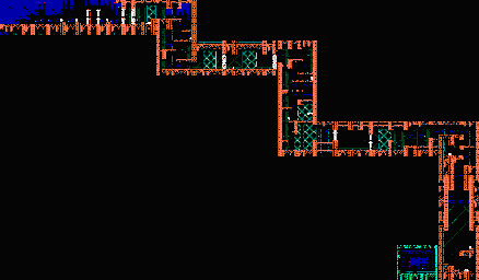 Thumbnail for a map of Area A: Factory for the NES game Shatterhand.