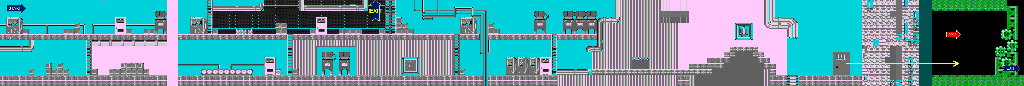 Thumbnail for a map of Round 2 for the NES game Silent Assault.
