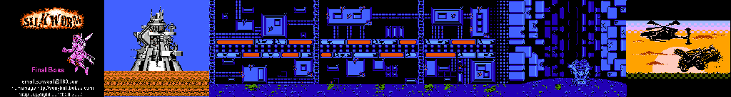 Thumbnail for a map of Final Boss for the NES game Silkworm.