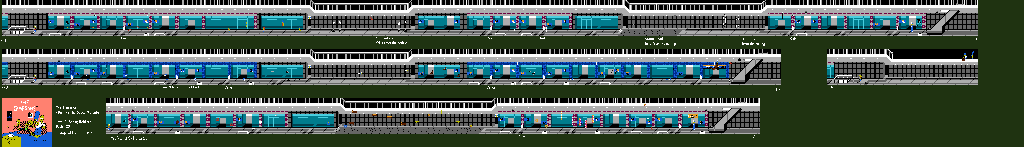 Thumbnail for a map of Level 2: Springfield Mall for the NES game The Simpsons: Bart Vs. The Space Mutants.