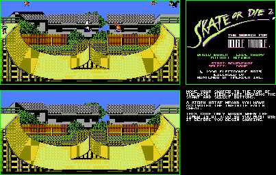 Thumbnail for a map of Ramp for the NES game Skate Or Die 2: The Search For Double.