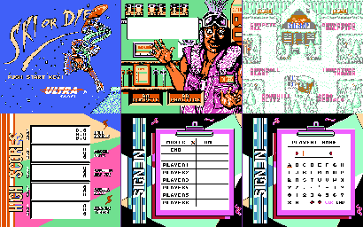 Thumbnail for a map of Rodney's Ski Shop & Miscellaneous for the NES game Ski Or Die.