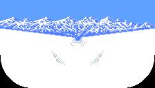 Thumbnail for a map of Snowboard Halfpipe for the NES game Ski Or Die.