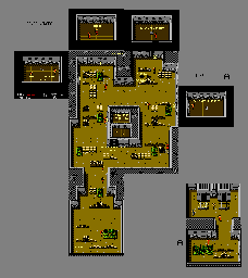 Thumbnail for a map of Camp 1 for the NES game Snake's Revenge.
