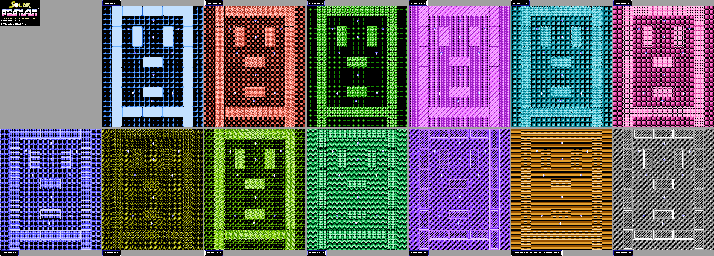 Thumbnail for a map of Cyberzones for the NES game Solar Jetman.