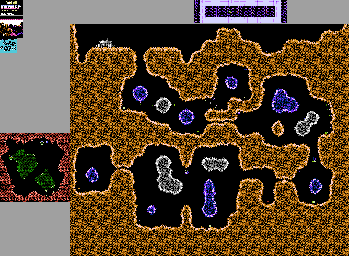 Thumbnail for a map of Planet 3: Omebru for the NES game Solar Jetman.