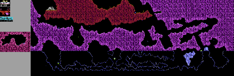 Thumbnail for a map of Planet 4: Corso Qwero for the NES game Solar Jetman.