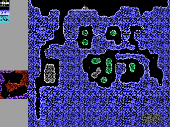 Thumbnail for a map of Planet 8: Shishkebab for the NES game Solar Jetman.