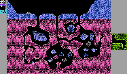 Thumbnail for a map of Planet 9: Zlaz Tordus for the NES game Solar Jetman.