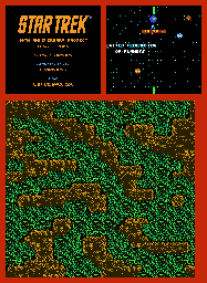 Thumbnail for a map of Arkhos for the NES game Star Trek.