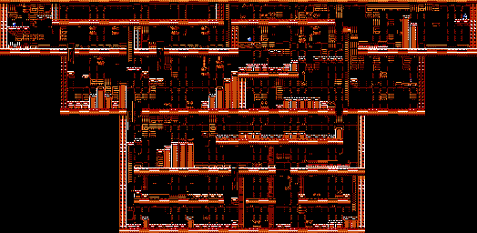 Thumbnail for a map of Tatooine Sandcrawler for the NES game Star Wars.