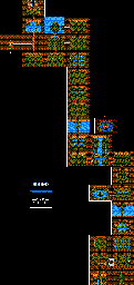 Thumbnail for a map of Chapter 6: Reunion Big Rock Tunnel for the NES game StarTropics.