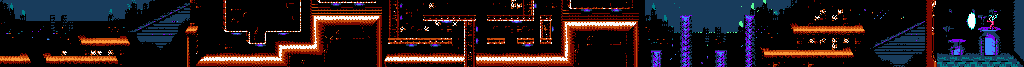 Thumbnail for a map of Planet 1 Area 4 for the NES game Street Fighter 2010: The Final Fight.