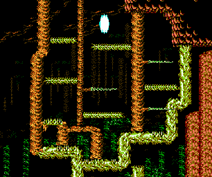 Thumbnail for a map of Planet 2 Area 5 for the NES game Street Fighter 2010: The Final Fight.