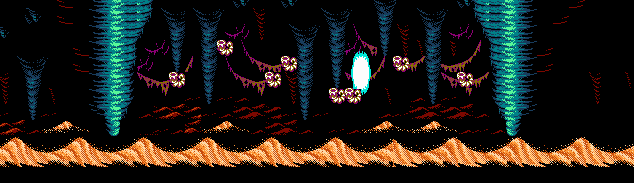 Thumbnail for a map of Planet 3 Area 1 for the NES game Street Fighter 2010: The Final Fight.