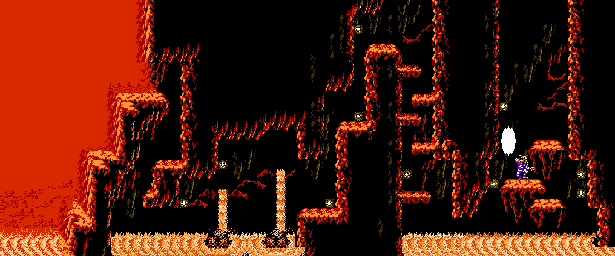 Thumbnail for a map of Planet 3 Area 3 for the NES game Street Fighter 2010: The Final Fight.