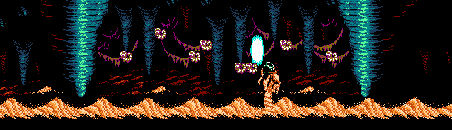 Thumbnail for a map of Planet 3 Area 5 for the NES game Street Fighter 2010: The Final Fight.