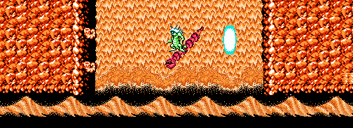 Thumbnail for a map of Planet 3 Area 8 for the NES game Street Fighter 2010: The Final Fight.