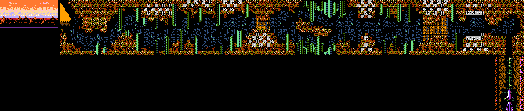 Thumbnail for a map of Stage 2: Grand Canyon for the NES game Sunman.